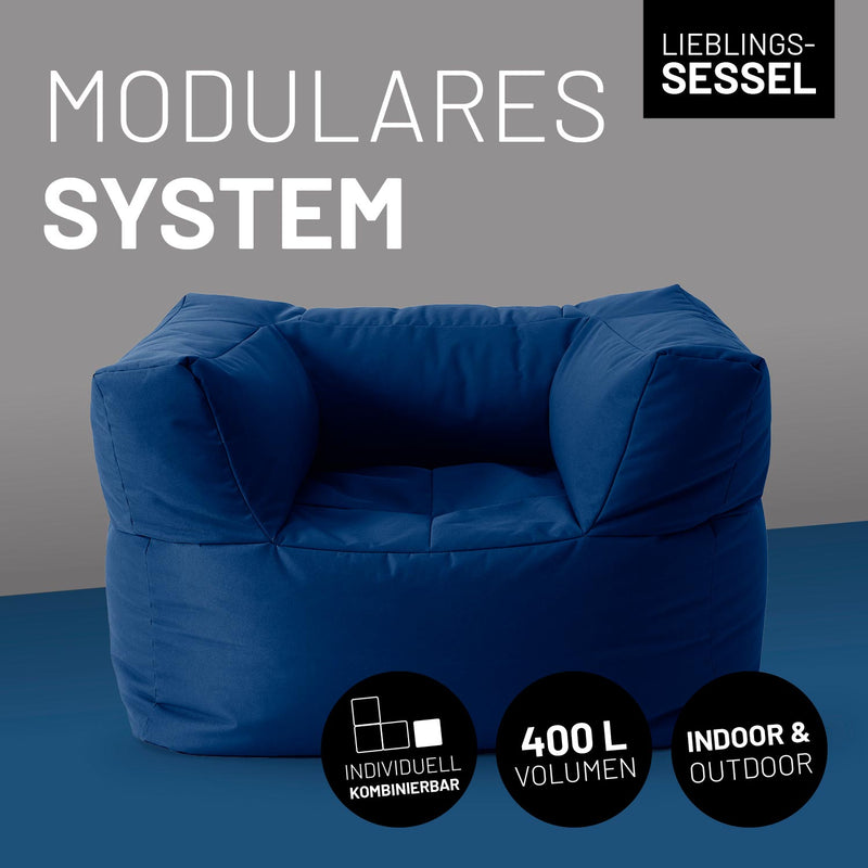 Modulares System - Sitzsack-Sessel