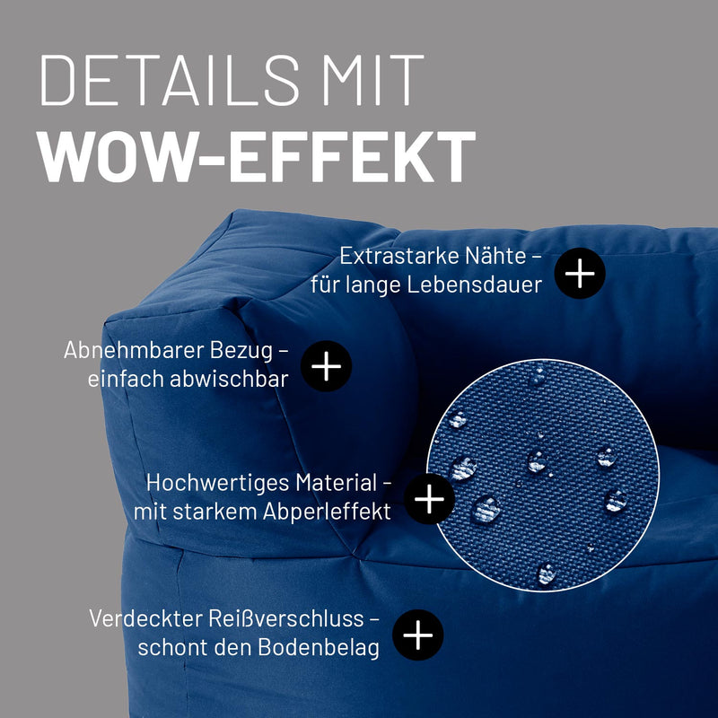 Modulares System - Sitzsack-Sessel