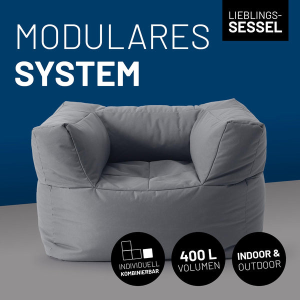 Modulares System - Sitzsack-Sessel