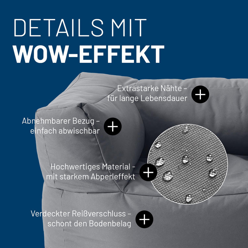 Modulares System - Sitzsack-Sessel