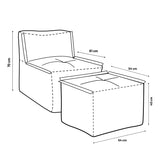 Modulares System - Lounge Set (2-tlg.)