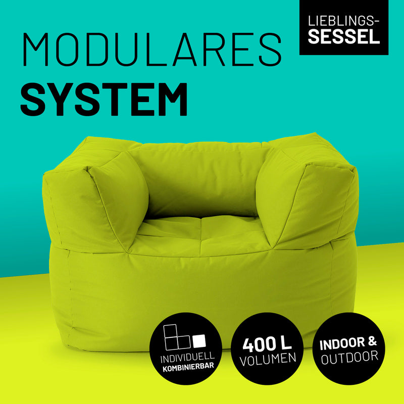 Modulares System - Sitzsack-Sessel