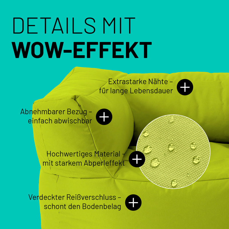 Modulares System - Sitzsack-Sessel