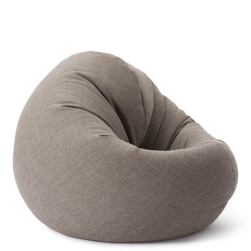 Sitzsack Rund 2 in 1 Interior line Hellgrau | Lumaland Sitzsack