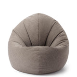 Sitzsack Rund 2 in 1 Interior line Hellgrau | Lumaland Sitzsack
