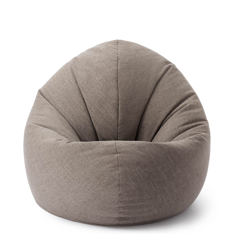 Sitzsack Rund 2 in 1 Interior line Hellgrau | Lumaland Sitzsack