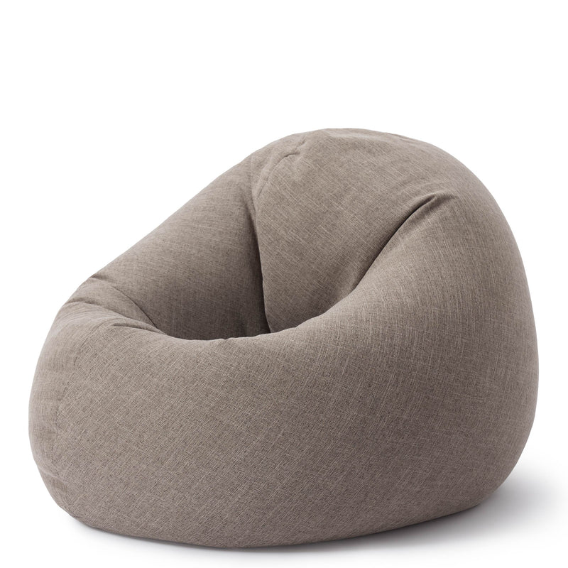 Sitzsack Rund 2 in 1 Interior line Hellgrau | Lumaland Sitzsack