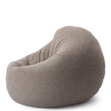 Sitzsack Rund 2 in 1 Interior line Hellgrau | Lumaland Sitzsack