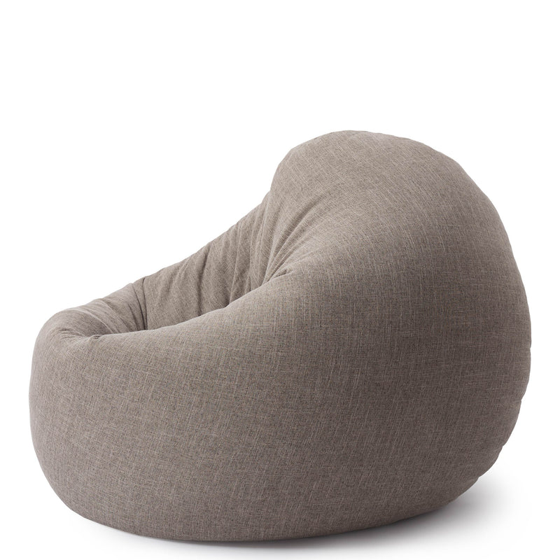Sitzsack Rund 2 in 1 Interior line Hellgrau | Lumaland Sitzsack
