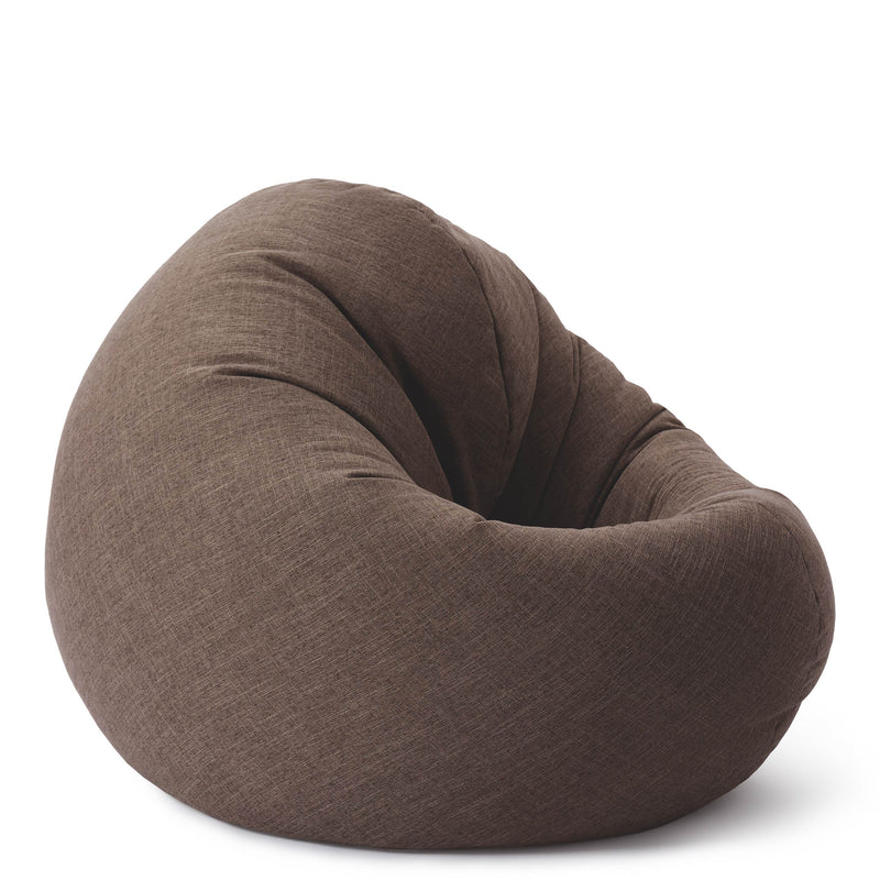 Sitzsack Rund 2 in 1 Interior line Braun | Lumaland Sitzsack