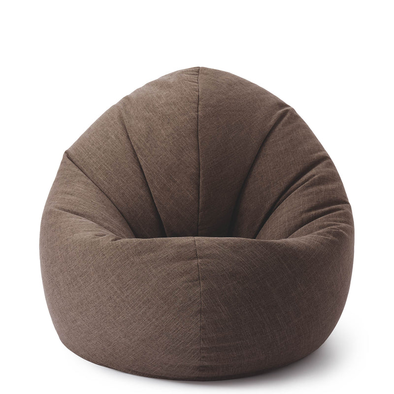 Sitzsack Rund 2 in 1 Interior line Braun | Lumaland Sitzsack