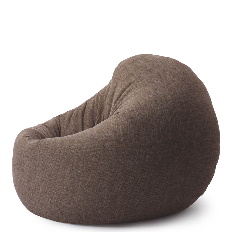 Sitzsack Rund 2 in 1 Interior line Braun | Lumaland Sitzsack