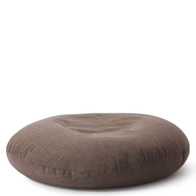 Sitzsack Rund 2 in 1 Interior line Braun | Lumaland Sitzsack