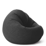 Sitzsack Rund 2 in 1 Interior line Dunkelgrau | Lumaland Sitzsack