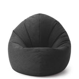 Sitzsack Rund 2 in 1 Interior line Dunkelgrau | Lumaland Sitzsack