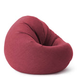 Sitzsack Rund 2 in 1 Interior line Rot | Lumaland Sitzsack