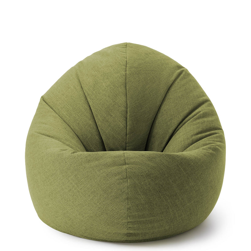 Sitzsack Rund 2 in 1 Interior line Lime | Lumaland Sitzsack