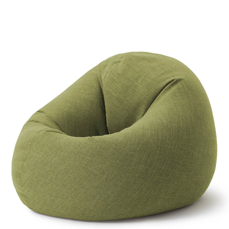 Sitzsack Rund 2 in 1 Interior line Lime | Lumaland Sitzsack