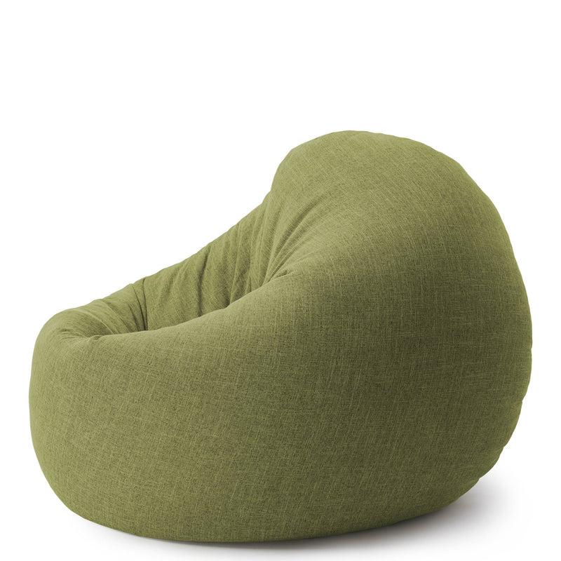 Sitzsack Rund 2 in 1 Interior line Lime | Lumaland Sitzsack