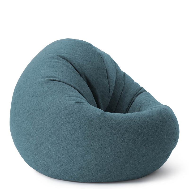 Sitzsack Rund 2 in 1 Interior line Aquamarin | Lumaland Sitzsack