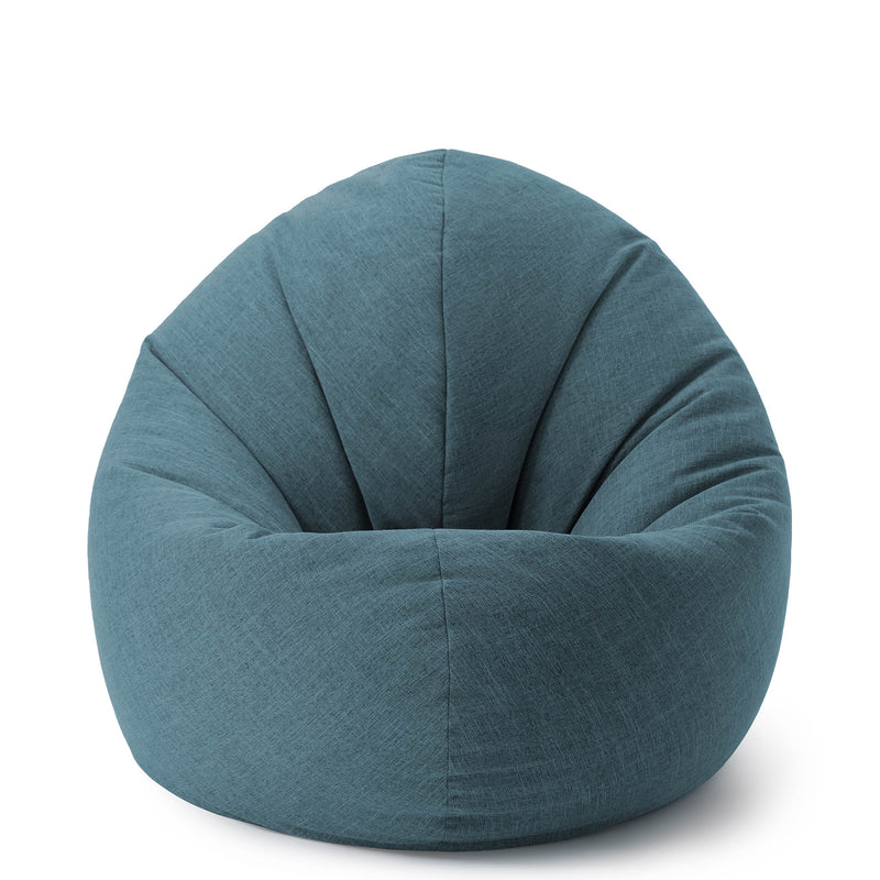 Sitzsack Rund 2 in 1 Interior line Aquamarin | Lumaland Sitzsack