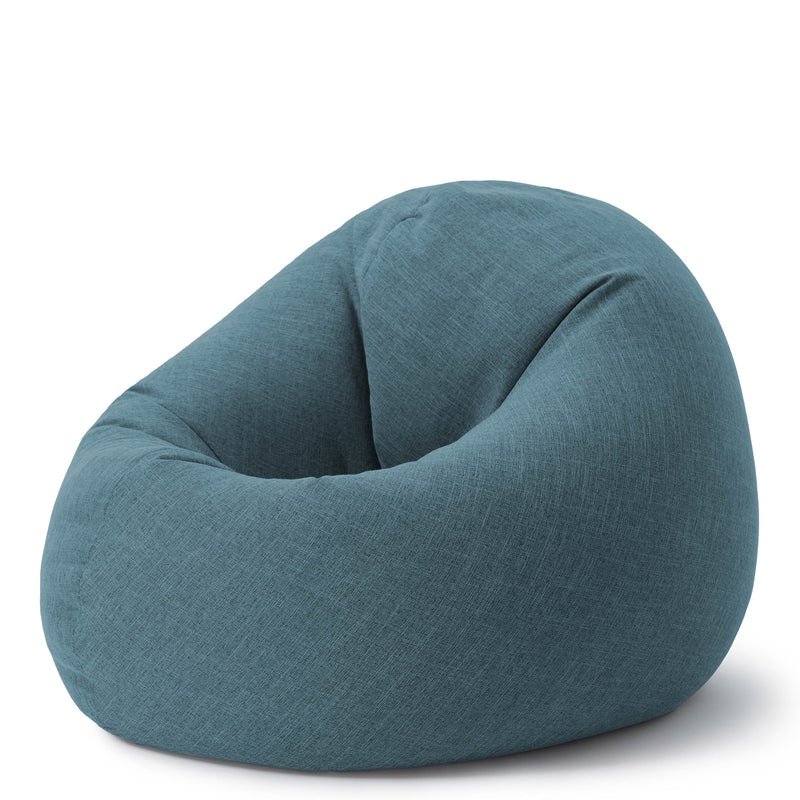 Sitzsack Rund 2 in 1 Interior line Aquamarin | Lumaland Sitzsack