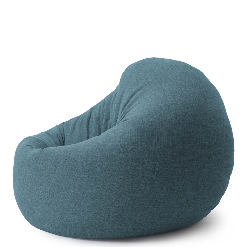 Sitzsack Rund 2 in 1 Interior line Aquamarin | Lumaland Sitzsack
