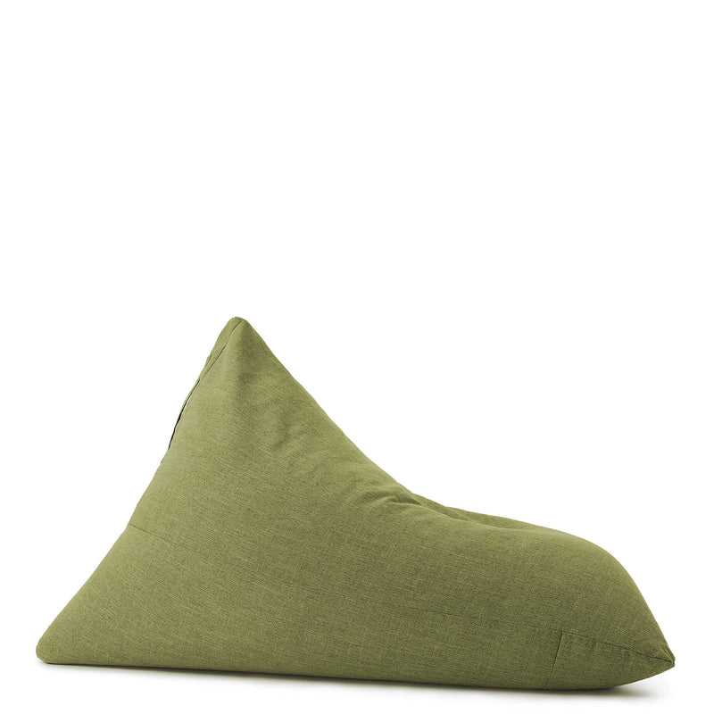 Sitzsack Dreieckig 2 in 1 Interior Line Lime | Lumaland Sitzsack