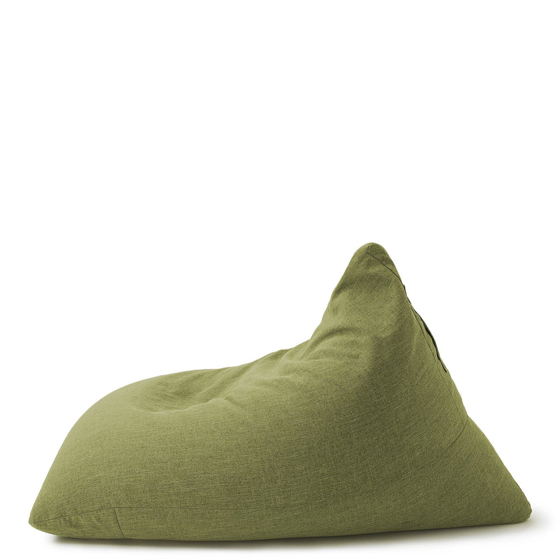 Sitzsack Dreieckig 2 in 1 Interior Line Lime | Lumaland Sitzsack